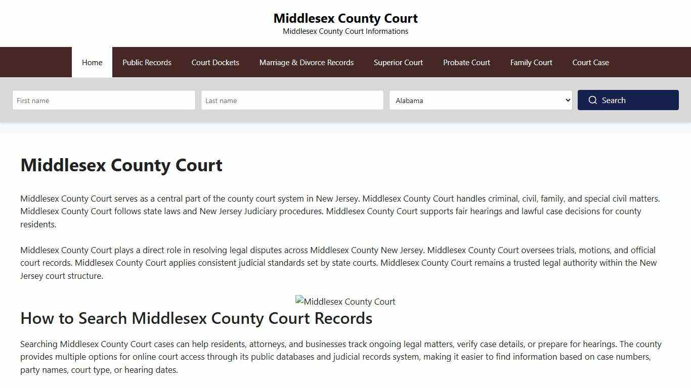 Middlesex County Court